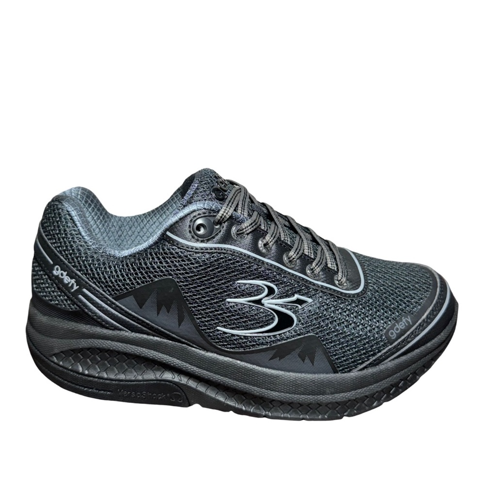 Men’s Gravity Gdefy Orthopedic Shoes Black Size 8 Gem
